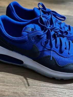 Nike Royal Blue and Black Low-Top Sneakers